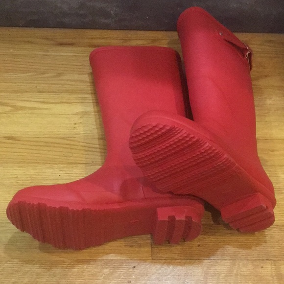 14th & Union tall red rain boots - Picture 2 of 2
